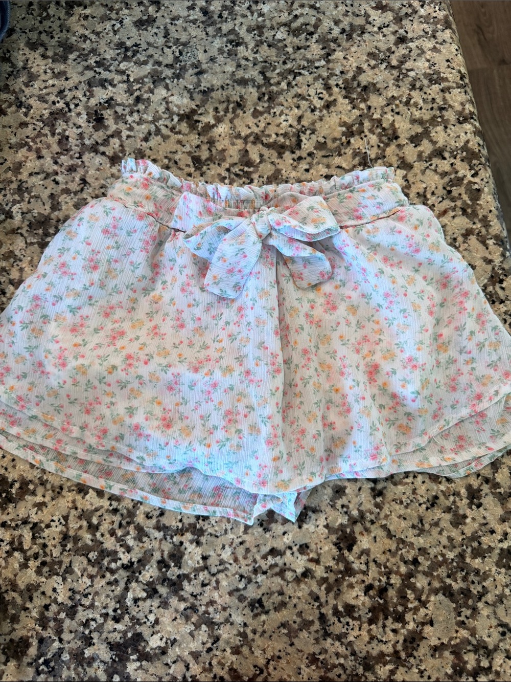 Girls Cat & Jack Floral Skirt/Skort Size XS